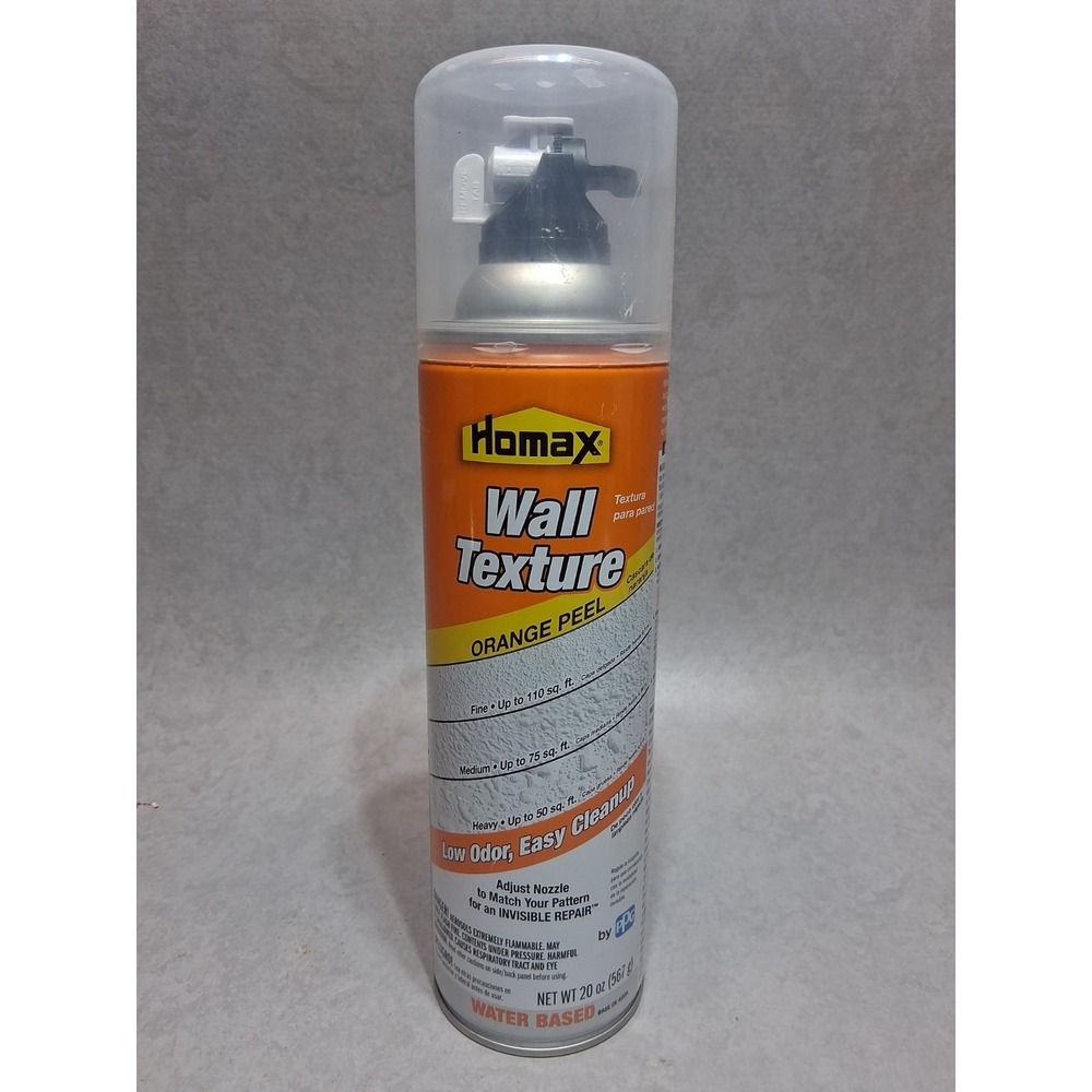 Homax 4092 Aerosol Texture Water-Based Orange Peel Wall Texture 20 oz NEW